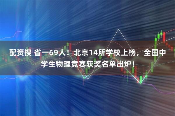 配资搜 省一69人！北京14所学校上榜，全国中学生物理竞赛获奖名单出炉！
